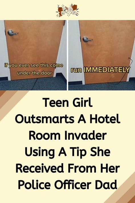 #Teen #Girl #Outsmarts A #Hotel #Room Invader Using A Tip She Received From Her #Police Officer #Dad Cutest Pets, Police Story, Survival Skills Life Hacks, Teen Daughters, Travel Safety, Emergency Prepping, Amazing Life Hacks, Weird Stuff, Freelance Photographer