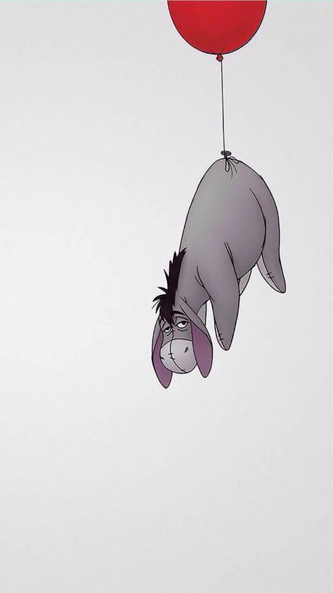 Eeyore Wallpaper, Disney Winnie The Pooh, Wallpaper Iphone, Hd Wallpaper, Winnie The Pooh, Iphone, Disney, Red