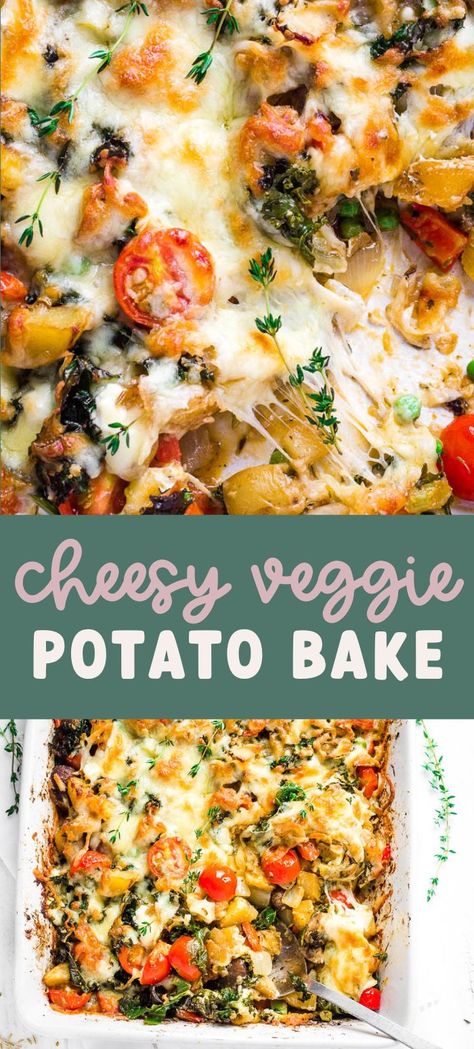 Cheesy Vegetable, Vegetarian Recepies, Vegetarian Casserole, Veggie Casserole, Potato Dinner, Potato Bake, Baked Veggies, Recipes Yummy, Potatoe Casserole Recipes