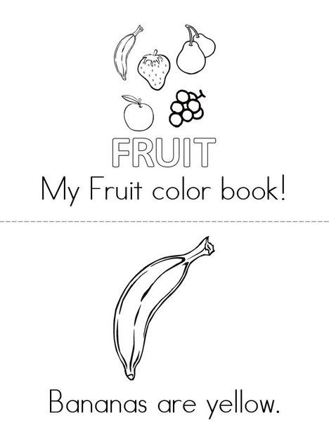 Fruit Salad Book from TwistyNoodle.com Fruit Salad Craft Preschool, Salad Craft Preschool, Fruit Preschool Activities, Preschool Food, October Food, Teaching Lessons Plans, Twisty Noodle, Studying Food, Beginning Readers