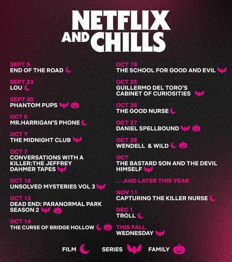 Halloween Watch List, Good Playlists, Scary Movies To Watch, Scary Shows, Horror Movies List, Halloween Watch, Netflix Horror, Midnight Club, Netflix Movies To Watch