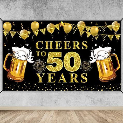 80th Birthday Banner, 70th Birthday Banner, 60th Birthday Banner, 21st Birthday Banner, 50th Birthday Banner, 40th Birthday Banner, 30th Birthday Banner, 60th Birthday Decorations, Anniversary Banner