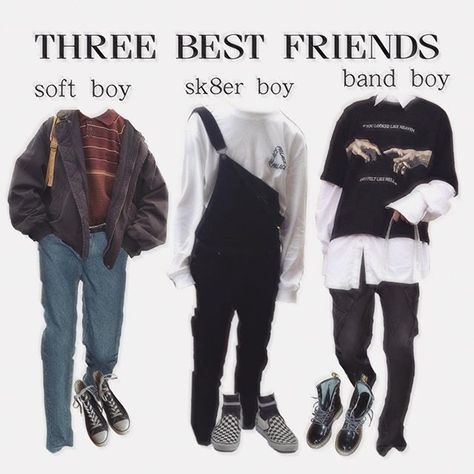 three best friends Cryptidcore Outfit, Eboy Outfits, Genderfluid Outfits, Ftm Outfits, Non Binary Outfits, Trans Outfit, Kiss Marry Kill, Nerd Outfits, Envy Clothing