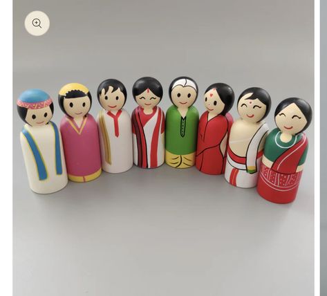 Kulhad Craft, Bommala Koluvu, Golu Dolls, Plastic Bottle Crafts Diy, Cardboard Crafts Kids, Diy Canvas Art Easy, Applique Wall Hanging, Pearl Crafts, Stacking Dolls