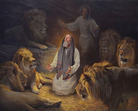 Daniel's Faith - Ken Corbett Unshakable Faith, Daniel In The Lion's Den, Daniel And The Lions, Fear And Trembling, Lions Den, Lion's Den, Christian Artwork, Bible Pictures, Lesson 1