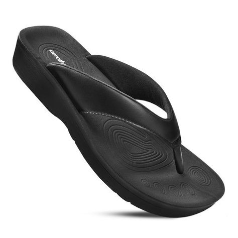 😍 Women's Ravine Thong Sandals 😍 Elevate your fashion game with Ravine, the ultra-smart thong sandals for women. Enjoy comfort and style with inclusive sizes and medial arch support. The non-slip outsole ensures stability, making them a must-have for casual outings. Don't miss out on this wardrobe staple. Heel height measures around 1. Width measures around 3.75. Orthotic Flip Flops, Recovery Sandals, Flip Flops For Women, Comfortable Flip Flops, Orthopedic Sandals, Colored Sandals, Heel Pain, Sandals For Women, Comfortable Sandals