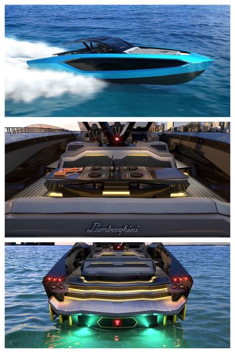 Yatch Boat Luxury, Lambo Yacht, Lamborghini Boat, Sea Beast, Lamborghini Sian, Yacht Aesthetic, Lamborghini Yacht, Best Yachts, Lamborghini Engine