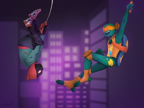 Miles Morales X Mikey Tmnt, Mikey And Miles Morales, Mikey X Miles Morales Rottmnt, Mikey X Miles Morales, Miles Morales And Mikey Rottmnt, Mikey X Miles Rottmnt, Shellshocked Ship, Mikey X Miles, Miles X Mikey