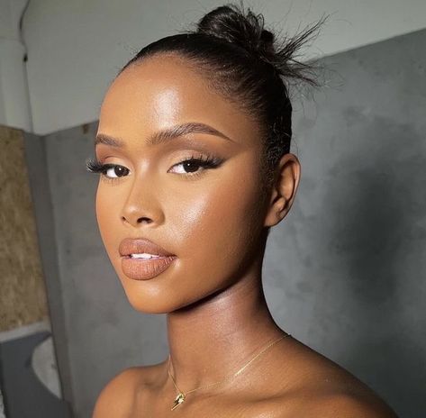 888 on Twitter: "… " Soft Look Makeup Black Women, Soft Glam Make Up Black Women, Wedding Nails Black Women, Brown Makeup Looks Black Women, Dark Skin Girl Makeup, Soft Glam Black Women, No Make Up Make Up Look Black Women, Soft Glam Makeup Black Women Dark Skin, Wedding Makeup Black Women