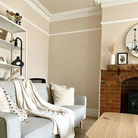 Photo of color Dulux null Natural Hessian Dulux Brown Paint Color Palettes, Natural Hessian Dulux Paint Living Room, Natural Hessian Dulux Paint, Dulux Soft Stone, Dulux Natural Hessian, Dulux Exterior Paint Colours, Light Beige Paint Colors, Dulux Exterior Paint, Natural Paint Colors