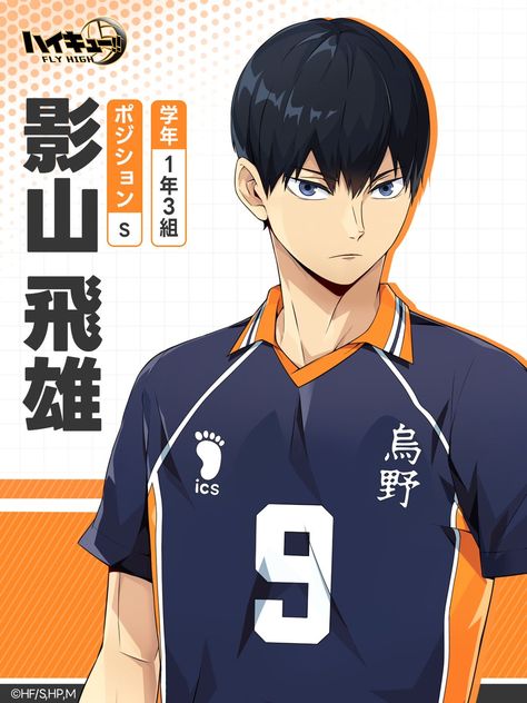 Haikyuu Photocards, Kageyama Official Art, Haikyuu Tobio, Anime Snow, Volleyball Inspiration, Anime Boy Sketch, Volleyball Pictures, Haikyuu Karasuno, The Moon Is Beautiful