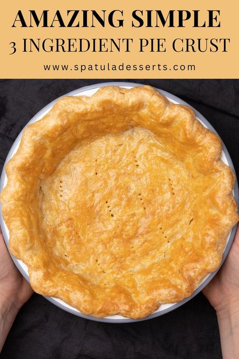 3 Ingredient Pie crust recipe for Thanksgiving Biscuit Pie Crust Recipe, 4 Ingredient Pie Crust, Paula Deen Pie Crust, Easy Flakey Pie Crust, Melted Butter Pie Crust, Easy Pie Crust 3 Ingredients, Pie Crust Recipe With Vinegar, 3 Ingredient Pie Crust Recipe, Savory Pie Crust Recipe