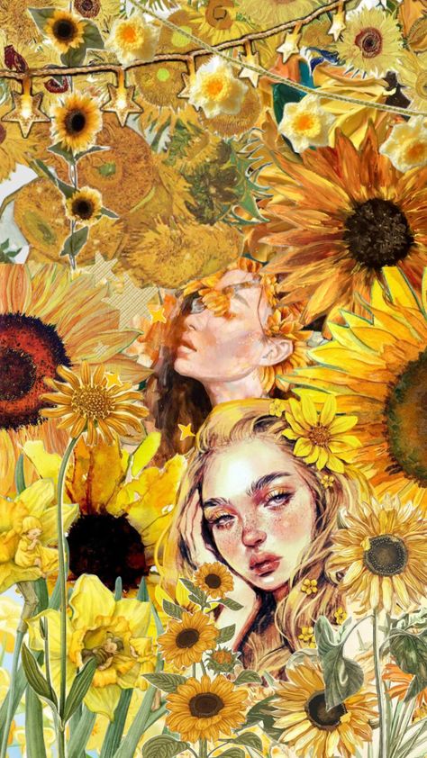 Nature Watercolor Art, Bee Sunflower, Honeybee Art, Human Painting, Sunflower Artwork, Composition Painting, Sunflower Drawing, Surrealism Painting, Sunflower Art