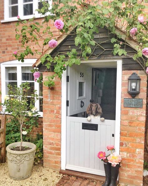 Front Garden Entrance, French Cottage Garden, Loft House Design, Rose Gardens, Courtyard Gardens Design, Types Of Grass, Beautiful Places To Live, Throwing It Back, Cottage Grove