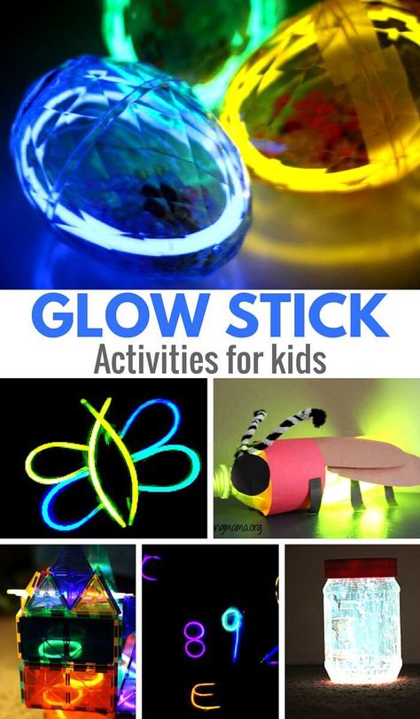 Glow Stick Activities for Kids Glow Stick Activities, Stick Activities For Kids, Easter Outdoor Games, Stick Activities, Glow Stick Crafts, Day Activities, Glow Stick Party, Easter Outdoor, Decorating With Sticks