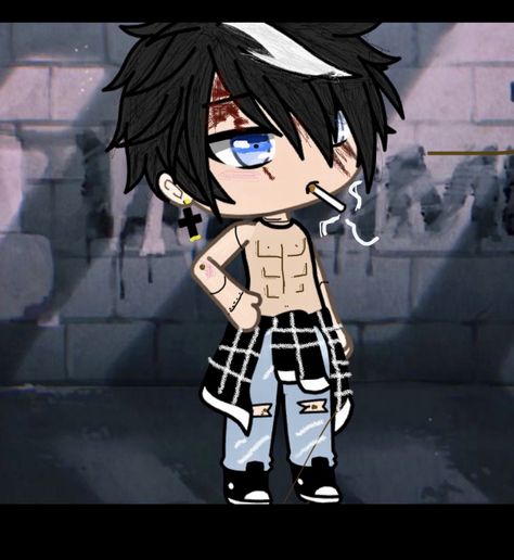 Gacha Bad Boy, Gacha Life Boy Outfits, Gacha Boy Oc, Gacha Oc Boy, Gacha Life Boy, Gacha Editing, Gacha Boy, Boy Sketch, Cute Nike Outfits