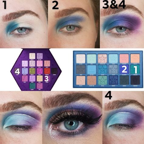 Blood Lust Palette Looks, Jeffree Star Palette Looks, Jeffery Star Makeup, Star Eyeshadow, Jeffree Star Eyeshadow, Jeffery Star, Jeffree Star Palette, Makeup Pallettes, Circus Makeup