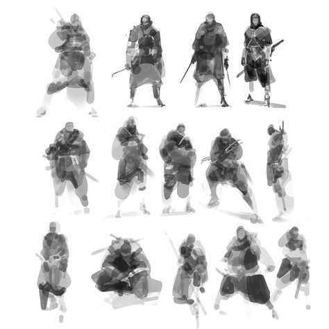 ArtStation - Ninja, richard anderson. flaptraps art studio Richard Anderson, Concept Art Tutorial, Digital Sketch, Character Design Sketches, Character Sketches, Concept Art Character, Concept Art Drawing, Art Poses, Character Design References