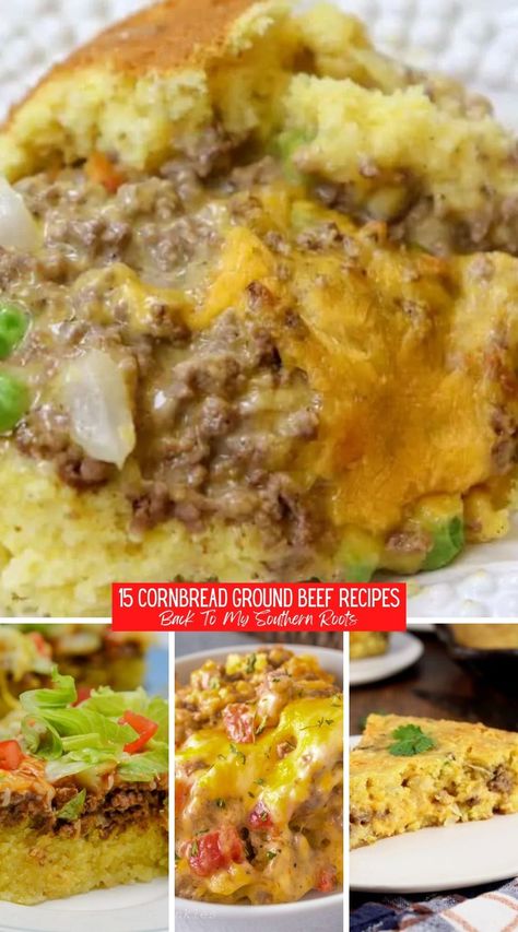 Cornbread ground beef recipes with plenty of hearty ingredients are perfect for your next family meal. Pick your favorite today. Ground Beef And Cornbread Recipes For Dinner, Family Dinner Ideas Ground Beef, Jiffy Cornbread Casserole With Ground Beef, Beef And Cornbread Recipes, Ground Beef Cornbread Recipes, Recipes With Ground Beef And Cornbread, Ground Beef Recipes Cornbread, Ground Beef And Cornbread Recipes, Cornbread Bake Ground Beef