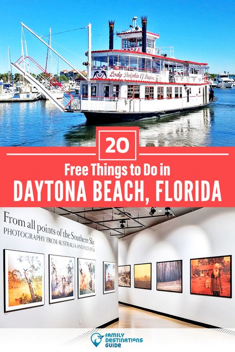 Daytona Beach Florida, Family Destinations, Free Activities, Free Things To Do, Free Things, Daytona Beach, Beach Florida, Fun Activities, Places To Go