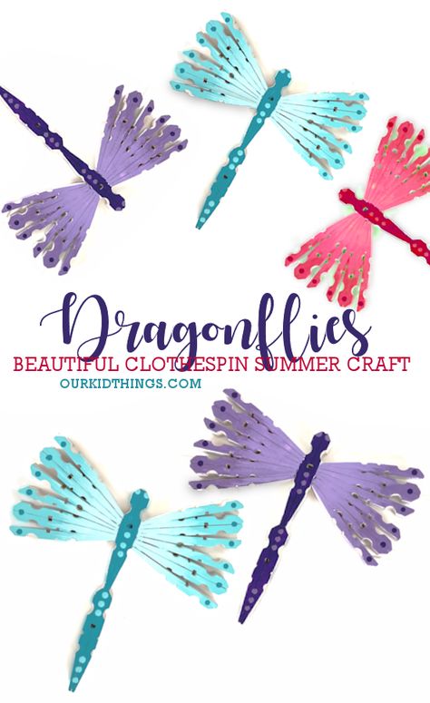 Clothespin Dragonfly Craft Clothespin Dragonfly, Dragonfly Craft, Clothespin Diy Crafts, Clothespins Diy, Clothespin Art, Truck Crafts, Dragon Fly Craft, Clothespin Crafts, Dragon Flys