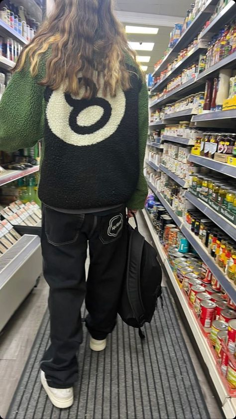 stussy 8 ball gorpcore jnco fleece swag cool outfit Ball Outfits, Stussy 8 Ball, Fleece Outfit, Cool Outfit, Fits Clothes, Fire Fits, 8 Ball, Winter Fits, Dream Clothes