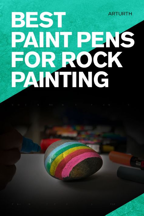 Design Learning, Seashell Art Diy, Rock Painting Supplies, Paint Pens For Rocks, Drawing Rocks, Waterproof Pen, Waterproof Paint, Rock Painting Tutorial, Best Paint