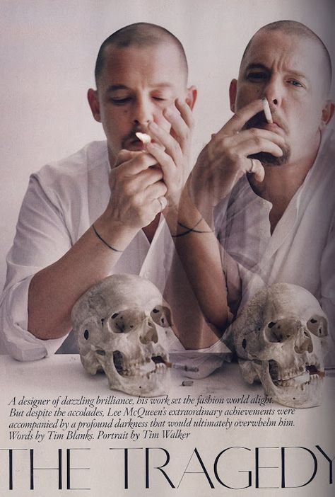 Lee Alexander McQueen, The Tragedy. Alexander Mcqueen Quotes, Alexandra Mcqueen, Lee Mcqueen, Alexander Mcqueen Couture, Alexander Mcqueen Savage Beauty, General Lee, Savage Beauty, Tim Walker, Mcqueen Fashion