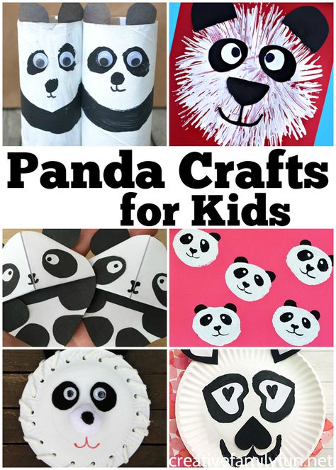 Your kids will love making one of all of these cutest panda crafts for kids. Grab the craft supplies and have some fun with these simple crafts. #kidscraft #kids Panda Crafts For Kids, Panda Bear Crafts, Panda Crafts, Panda Craft, Dragon Crafts, Fun Arts And Crafts, Easy Arts And Crafts, Bear Crafts, Art And Craft Videos