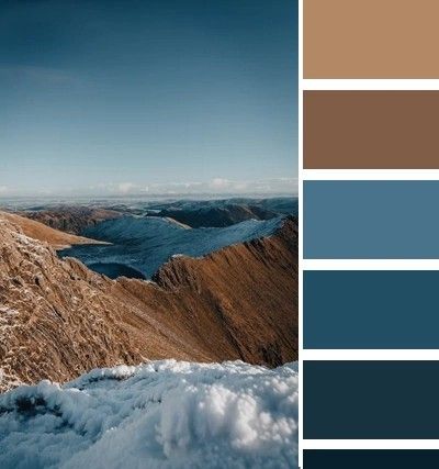 Brown Blue Interior Design, Colors Pallets, Blue Interior Design, Brown Decor, Brown Color Schemes, Brown Color Palette, Color Schemes Colour Palettes, Grey Color Scheme, Interior Design Mood Board