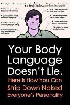 There're a few body language signs that you should always look out for so that you can read anyone like a book, & is an useful skill to have in your repertiore. Reading Body Language, Body Language Signs, How To Read People, Mindfulness Journal, Psychology Facts, Body Language, Self Development, Life Skills, Self Improvement