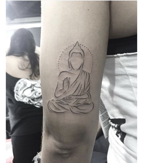 Tattoos Buddha, Buddha Tattoo Sleeve, Simbols Tattoo, Buddhist Tattoo, Buddha Tattoo Design, Polynesian Tattoos, Buddha Tattoos, Marquesan Tattoos, Buddha Tattoo