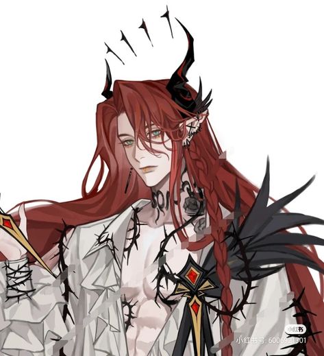 Genshin Eremites Fanart, Male Oc Red Hair, Demihuman Male, Dragon Oc Ideas, Dragon Boy Art, Dragon Rider Oc, Dragon Human Hybrid Character Design, Male Dragon Oc, Fire Oc Male