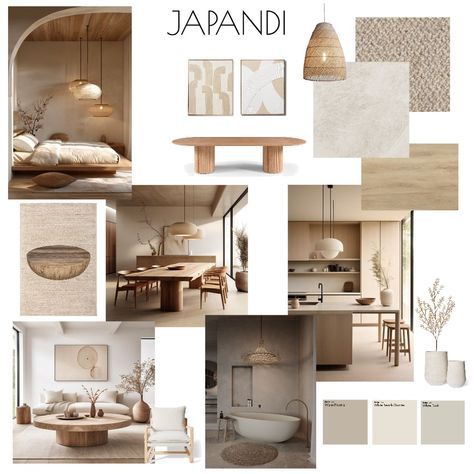 Japandi Mood Board