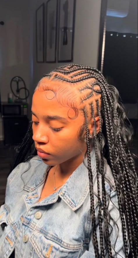 Amazing Braids, Fav Hairstyles, 2 Braids, Braided Hairstyles For Black Women Cornrows, Feed In Braids Hairstyles, Goddess Braids Hairstyles, Braided Cornrow Hairstyles, Box Braids Hairstyles For Black Women, Cute Braided Hairstyles