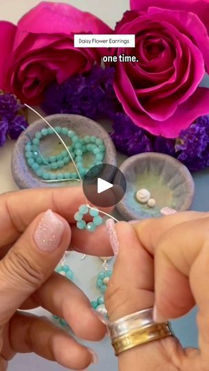 8K views · 619 reactions | Trendy DIY Jewelry Making Tips - Beading Tutorial - Handmade Jewelry Trends - Learn how to create your own beaded daisy flower earring.

Follow, like, and leave a comment. It helps me to continue make DIY jewelry making tutorials for our crafting community for free. 

Visit my Y.T.- Denise Yezbak Moore for more DIY Jewelry making videos, tutorials, tips, and handmade tricks to help you get started with your handmade jewelry business. Learn to make unique jewelry and start your own jewelry making business. From boho to bling, I’ve got you covered! Follow on me on Instagram for daily beading inspiration.

Each piece of my handmade jewelry is crafted with the highest attention to detail and is one-of-a-kind. I specialize in artisan bracelets, earrings, and necklaces Handmade Jewelry Business, Boho Jewelry Diy, Diy Jewelry Making Tutorials, Jewelry Making Business, Artisan Bracelets, Beading Tutorial, Boho Diy, Jewelry Making Tutorials, Jewelry Business