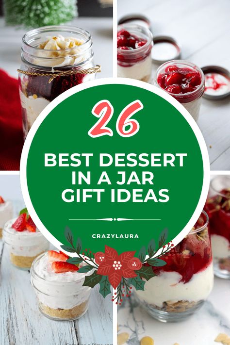 Individual Christmas Desserts, Christmas Dessert Gifts, Christmas Chocolate Desserts, Jar Gift Ideas, Mason Jar Cakes, New Years Eve Dessert, Chocolate Pie With Pudding, Mason Jar Desserts, Desserts In A Glass