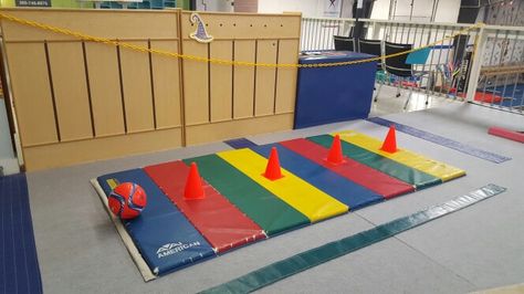 Preschool Gymnastics Lesson Plans, Preschool Gym, Visual Motor Activities, Goal Of The Week, Gymnastics Lessons, Preschool Gymnastics, Gymnastics Coach, Almost Halloween, Bear Crawl