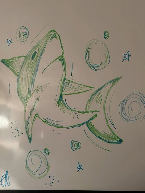 #Shark #SharkDrawing #SharkTattoo #SharkWallpaper #SharkBoyAndLavaGirlCostumesCouple #SharkPfp #SharkboyAndLavagirlCostume #SharkBootsOutfitBlackWomen #SharkCostume #SharkOc Silly Shark, Dry Erase Board Art, White Board Drawings, Shark Illustration, Whiteboard Art, Ocean Drawing, Shark Drawing, Shark Art, Trash Art