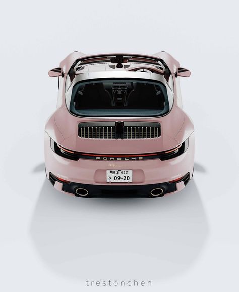 Pink Porsche, Porsche Gt3, Cars Vintage, Pink Car, Classy Cars, Pretty Cars, Vintage Vogue, My Dream Car, Future Car