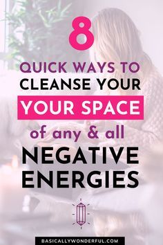 Negative Energy Cleanse, Quantum Healing Hypnosis, Uplifting Thoughts, Energy Clearing, Essential Oil Mixes, Removing Negative Energy, Cleanse Me, Clear Negative Energy, Spiritual Cleansing