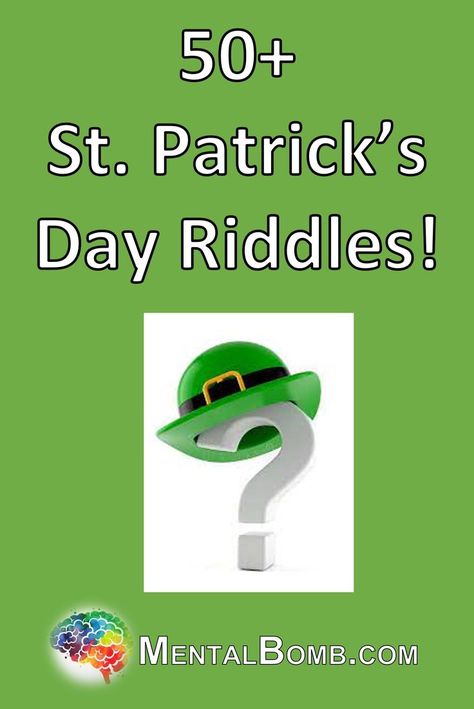 Over 50 St. Patrick's Day Riddles plus much more. Fun facts for kids, fun facts for adults, history, trivia, and more! #Riddles St Patrick Facts, Kids Fun Facts, St Patricks Day Jokes, Fun Facts For Kids, Facts For Kids, Jokes And Riddles, Kids Fun, St Patrick’s Day, Riddles