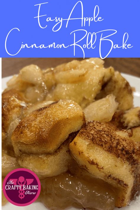 This 2 ingredient apple cinnamon roll bake recipe is ready in under an hour and is so delicious. Cinnamon Rolls Apples Bake, Crescent Roll Apple Cinnamon Rolls, Apple Pie Cinnamon Roll Bake, 2 Ingredient Apple Cinnamon Rolls, Cinnamon Roll Apple Bake, Apple Cinnamon Roll Bake, Pillsbury Cinnamon Rolls, 2 Ingredient Recipes, Cinnamon Roll Bake