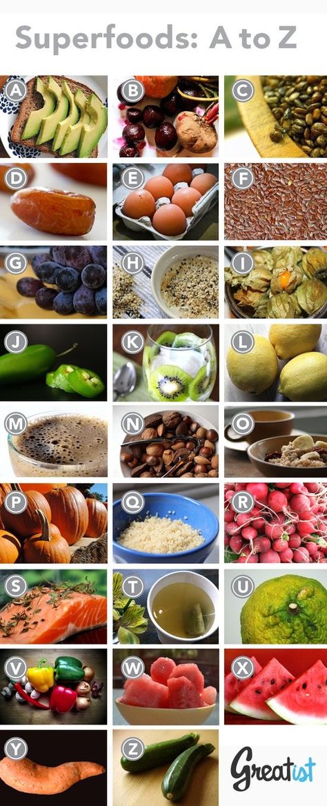 Superfoods: A to Z Different Foods, Food Facts, Healthy Tips, Superfoods, Health And Nutrition, Get Healthy, Healthy Choices, Healthy Habits, Healthy Diet