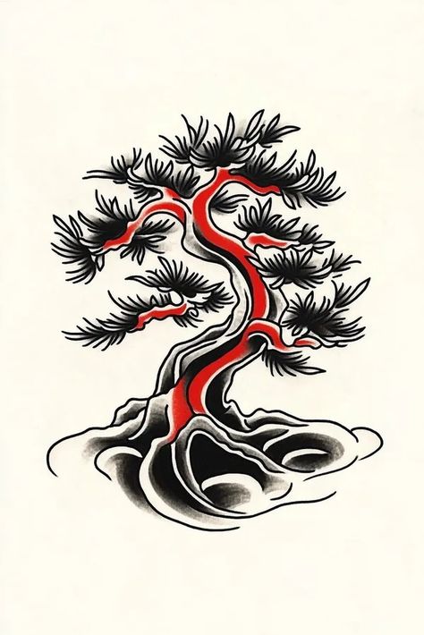 Tattoo idea: tattoo sketch tribal Card with Tree of Life – Growth 2 Tree Of Life Tattoo Traditional, Tree Flash Tattoo, Tree Of Life Artwork Drawings, Banzai Tree Tattoo, Traditional Tree Tattoo, Bodhi Tree Leaf Tattoo, Bodhi Tree Tattoo, Simple Tree Tattoo, Tarot Card Tattoo