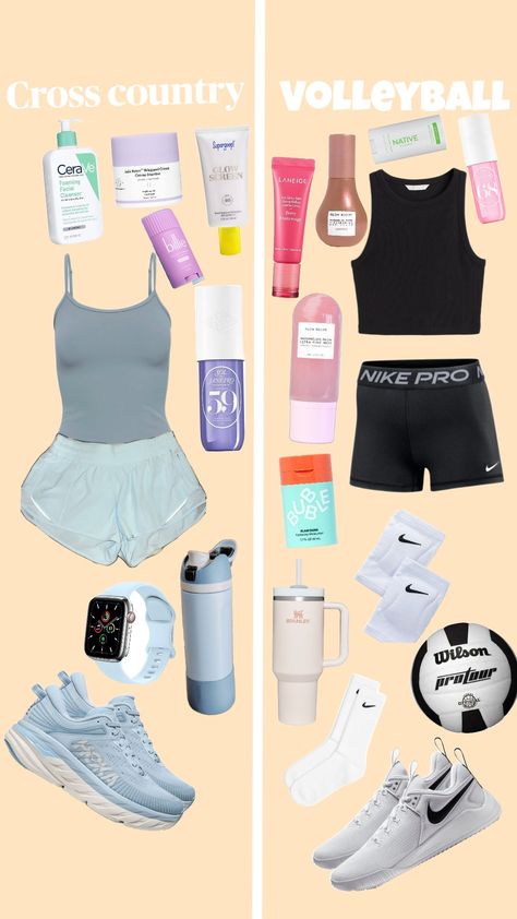 #crosscountry #volleyball #lululemon #owala #stanley#sports #drunkelephantskincare Volleyball Bag Must Haves, Volleyball Bag Checklist, Whats In My Volleyball Bag, Volleyball Must Haves, Volleyball Bag Essentials List, Volley Ball Bag Essentials, Volleyball Bag, Drunk Elephant Skincare, Nike Pros