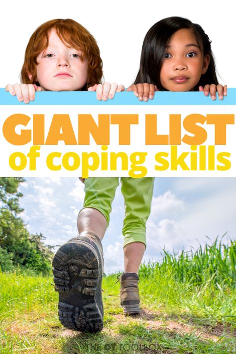 Coping Strategies for Kids - The OT Toolbox List Of Coping Skills, Coping Strategies For Kids, Coping Skills For Kids, Coping Toolbox, Self Regulation Strategies, Skills For Kids, Calming Activities, Sight Word Activities, Social Emotional Skills