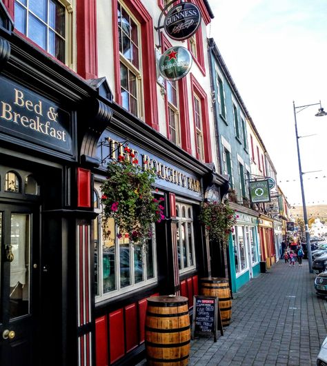 Quirky & Beautiful towns & villages in Ireland Kenmare Ireland Moodboard, Ireland Villages, Sea Moodboard, Pubs In Dublin, Kenmare Ireland, Ireland Places To Visit, Dublin Pubs, Christmas In Ireland, Countryside Life