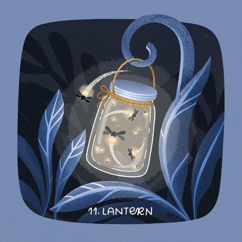 Lanterns Drawing, Firefly Drawing, Lantern Drawing, Lantern Illustration, Fly Drawing, Fireflies In A Jar, Firefly Art, Watch Drawing, Nature Illustrations