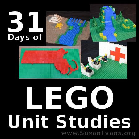 31 Days of LEGO Unit Studies - http://susanevans.org/blog/31-days-of-lego-unit-studies/ Lego Geography, Lego Unit Study, Lego Homeschool, Lego Bible, Lego Classroom, Lego Learning, Homeschool Apps, Lego Hacks, Lego Camp